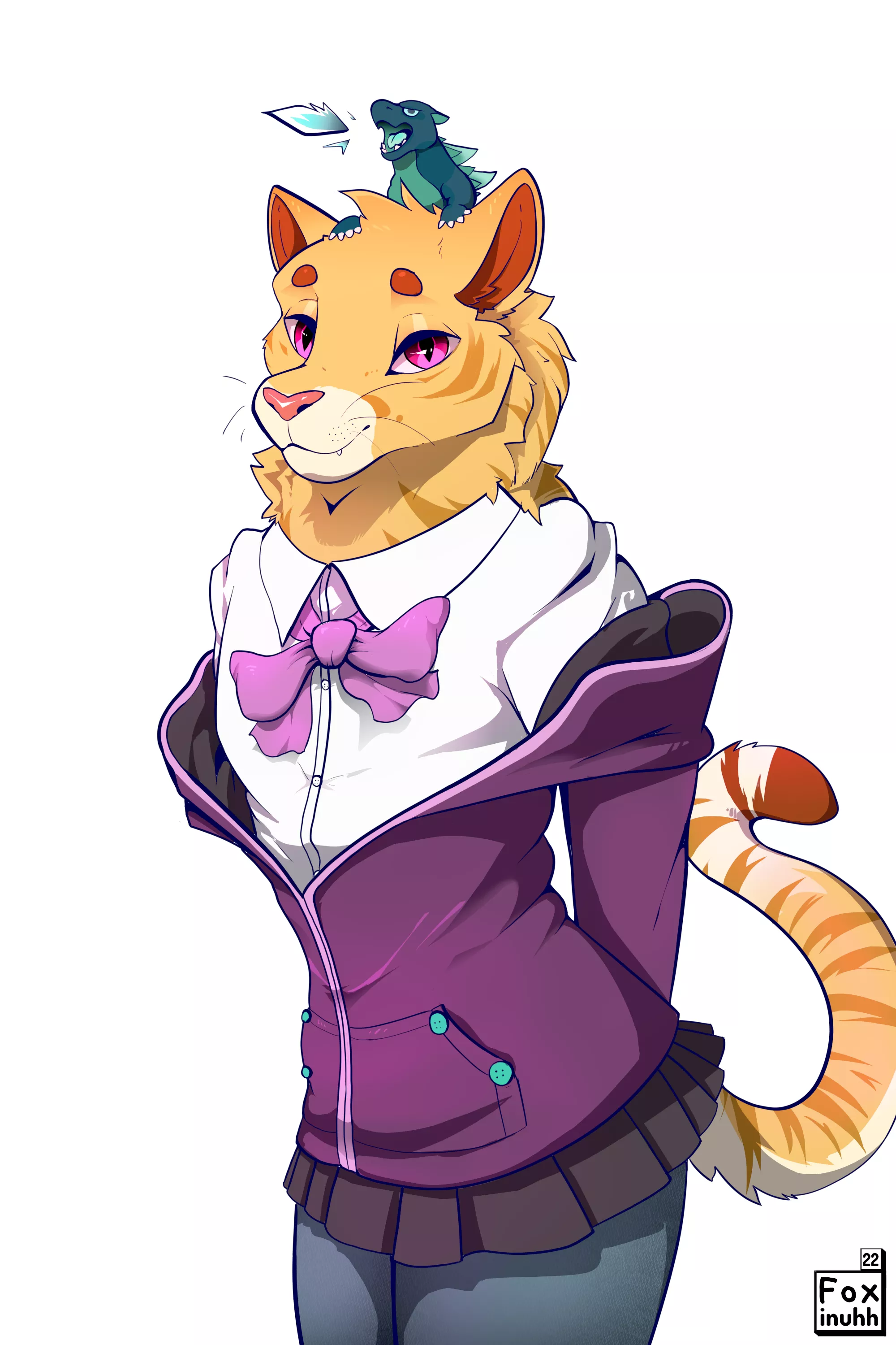 Commissioned Liger I drew