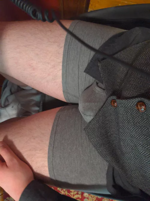 Considering taking my work meeting without pants