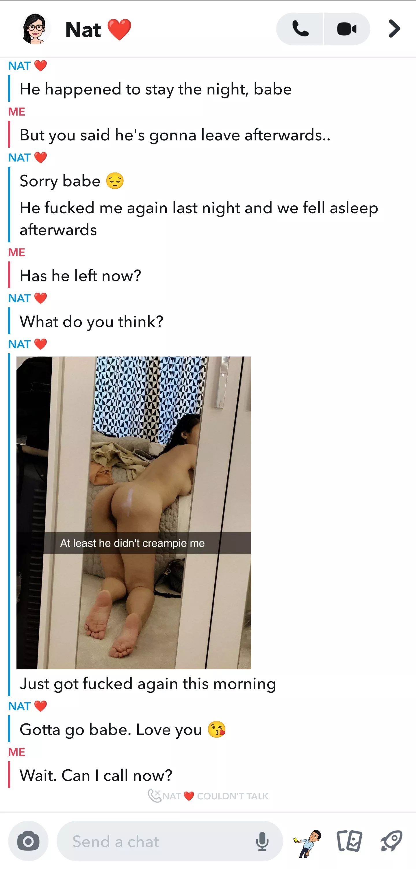 [Cont.] My long-distance girlfriend cucked me with a BWC..