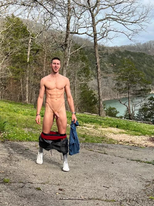 Couldn’t even finish taking my clothes off without starting to get hard