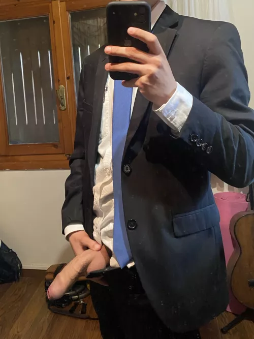 Couldn’t wait to whip it out