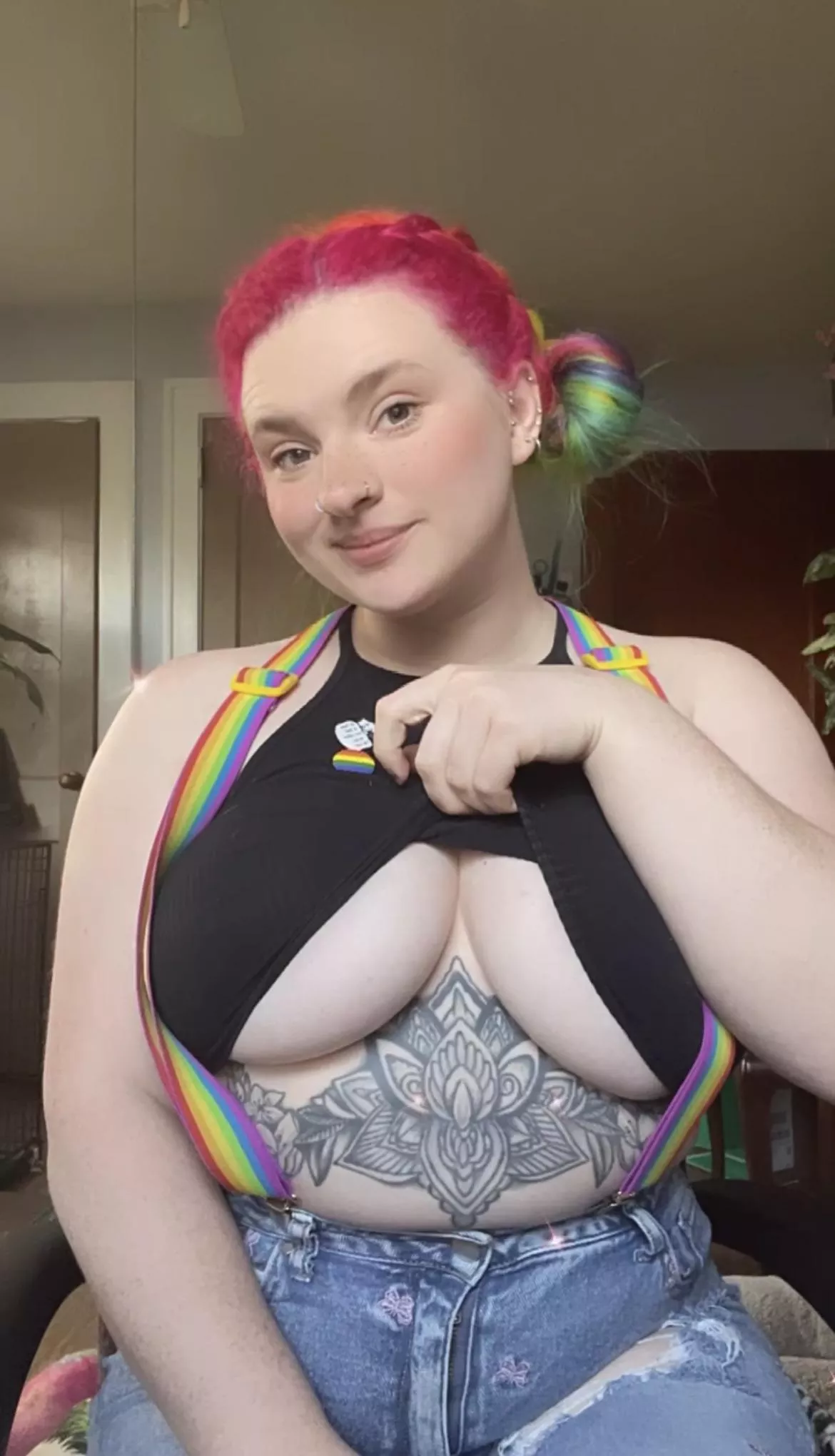 Cum and taste the rainbow