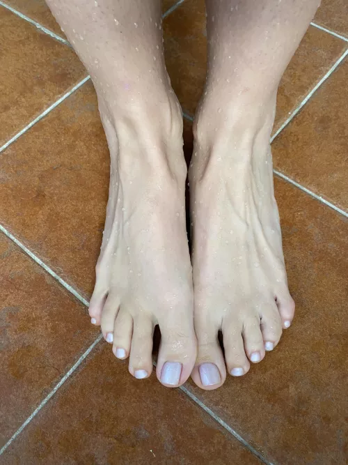 Cum colored nails for thanks to my subby