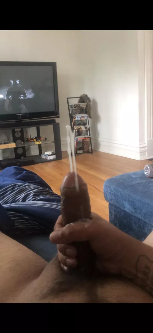 Cum fountain kind of morning…