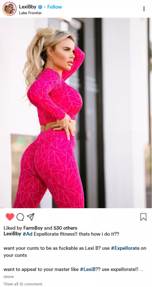 (cuntagram) @LexiBby - Want a fit fuckable cunt??