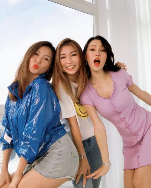 Cute Asian Trio
