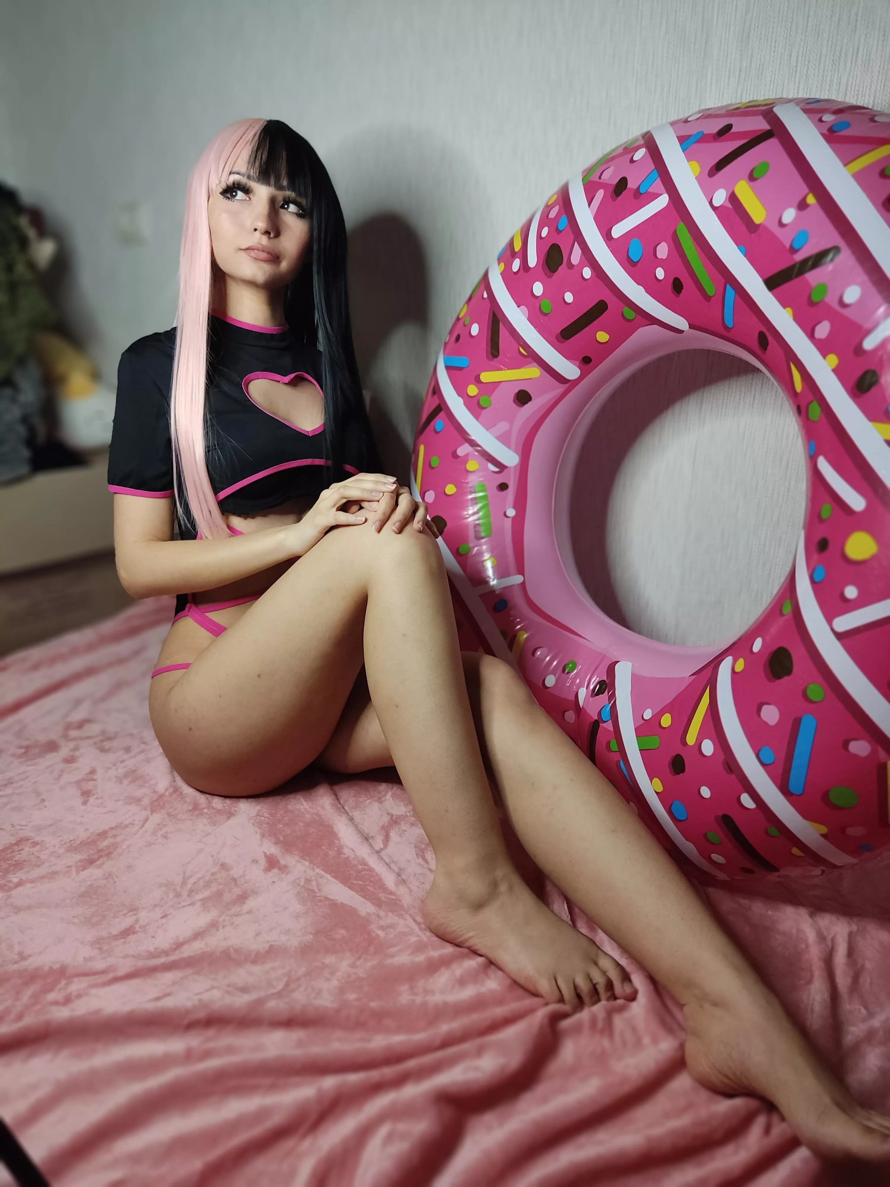 Cute bun and donut