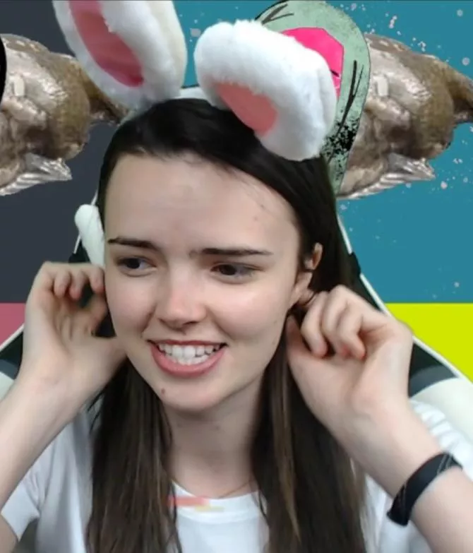 Cute bunny girl