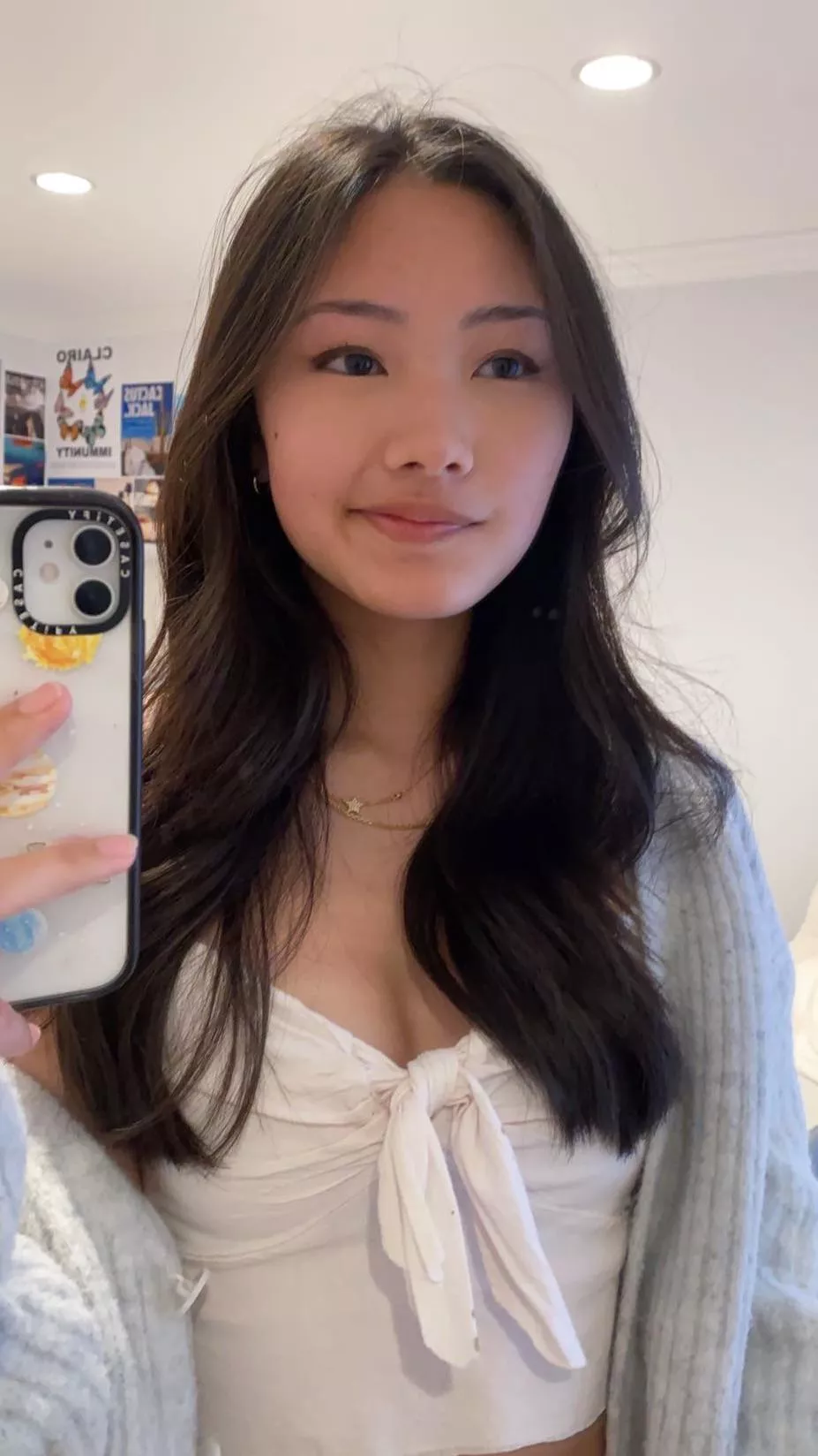Cute semi smile