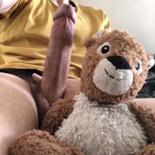 Daddy has your teddy. We can swap with a pair of your panties.