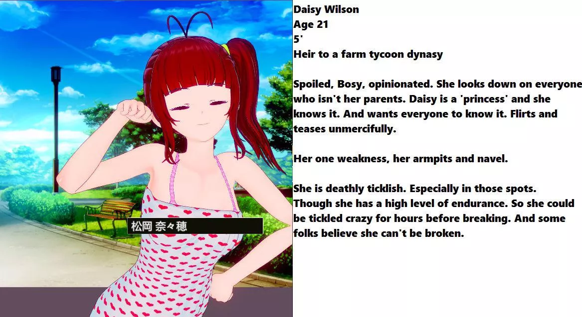 Daisy’s armpits