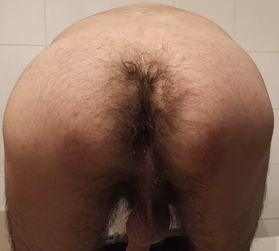 Damn my ass is so hairy. Wish had you here to help.