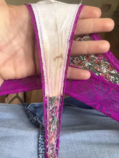 Day one- with a small stain that was already there 🤍