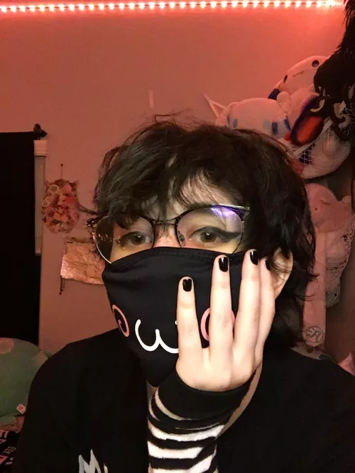 Did I do a good job on femboy makeup?