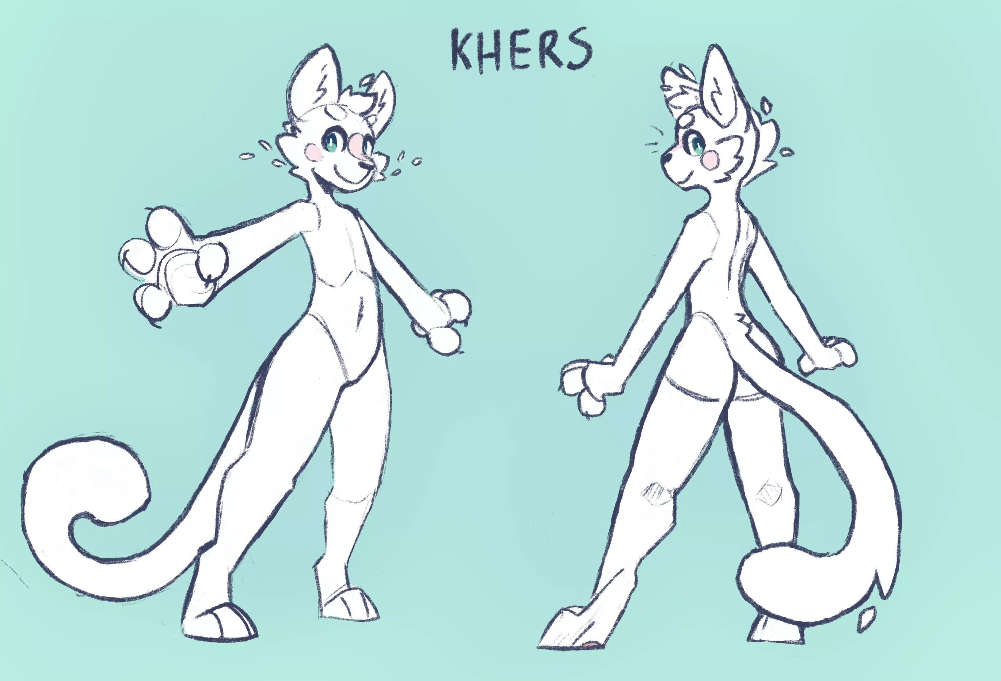 did lil reference of my sona (and his very complex design)