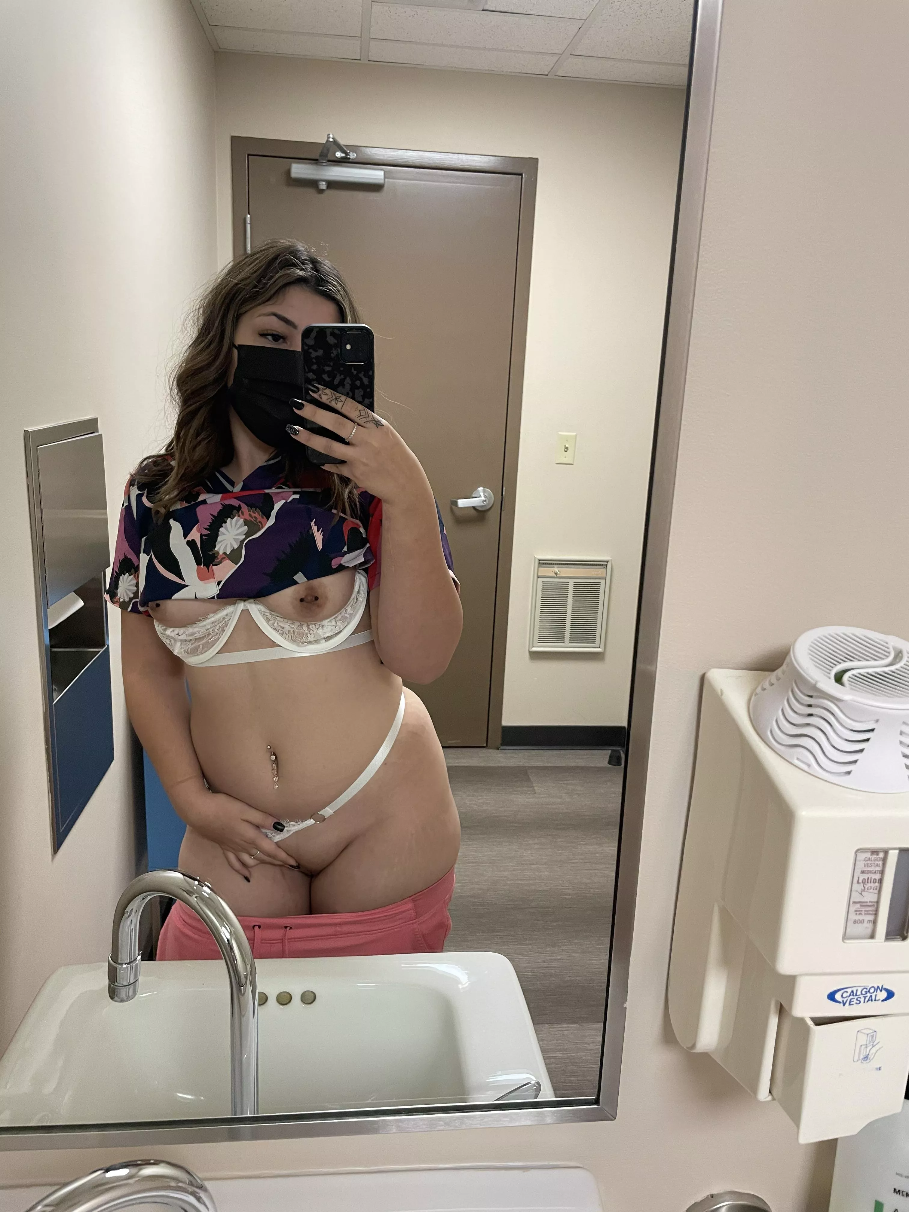 did you think this would would be under my scrubs? 🤪