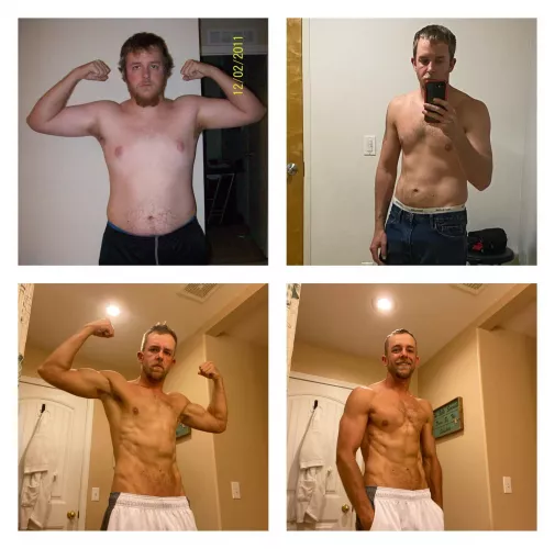 Do full body transformations give you a lady boner? 10 years, 1 year, and bottom is now.