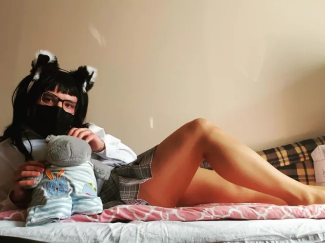 Do you want to play with me, or with my plushie? UwU