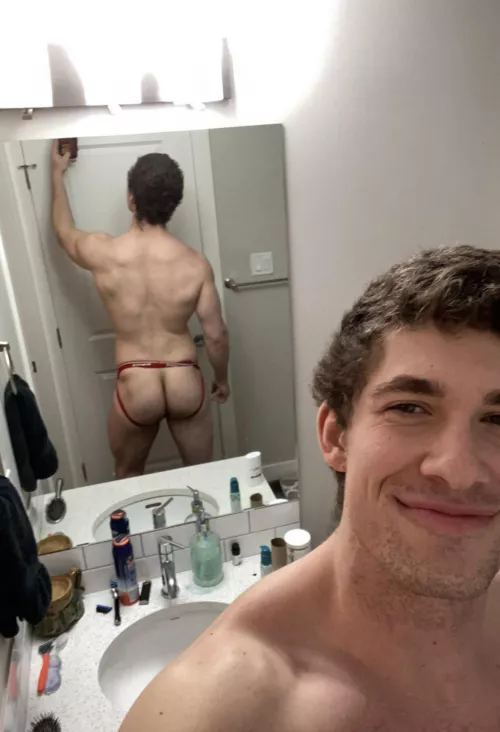Does this jock make my butt look cute?