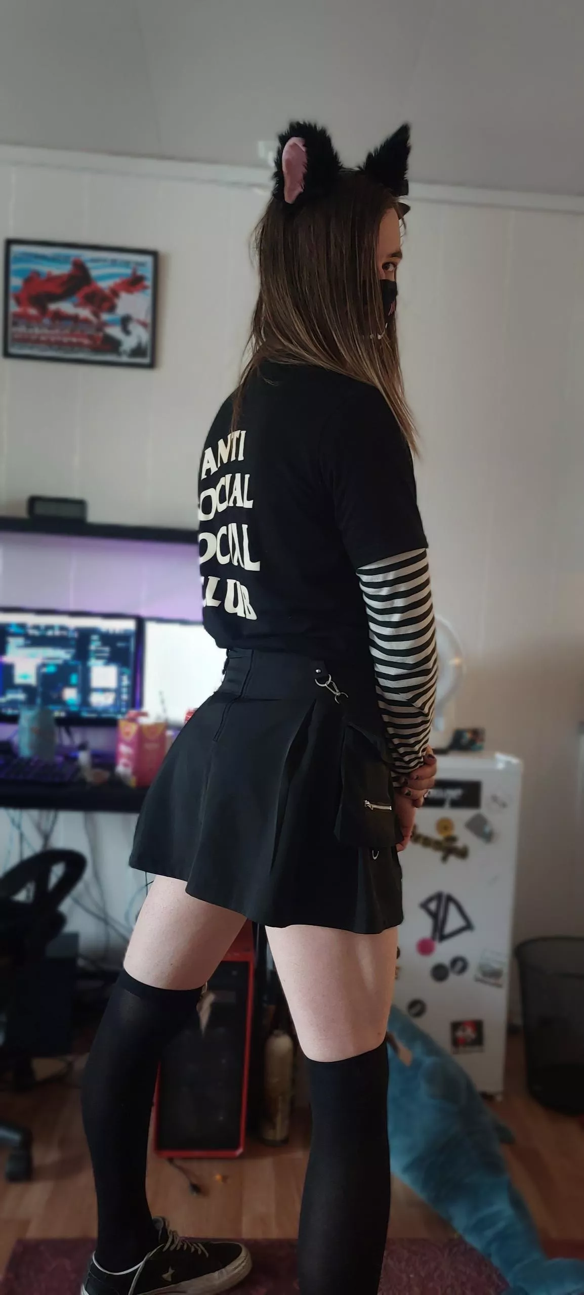 does this skirt make my butt look big?😜