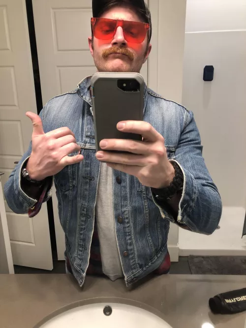 Doing a new bit where I wear rose colored glasses