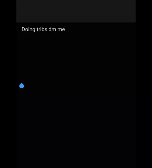 doing tribs now.Dm me