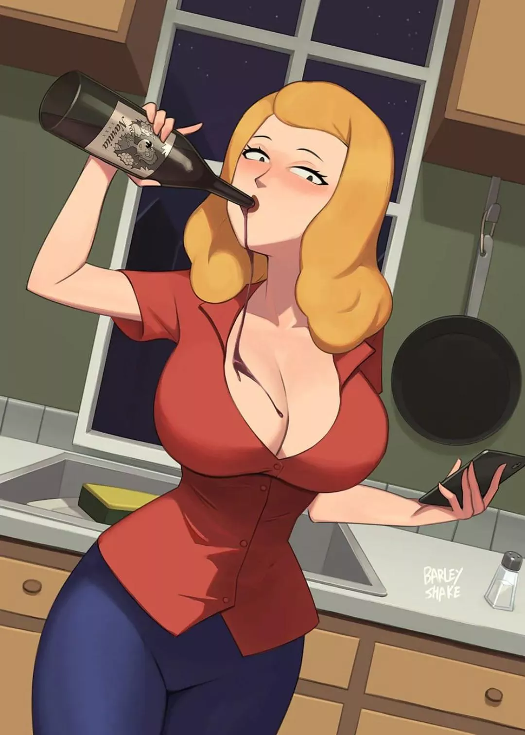 Drunk wife leads to fun times.
