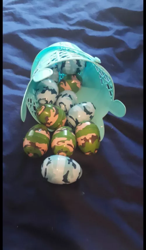 Easter bunny left some easter eggs behind filled with different sex challenges