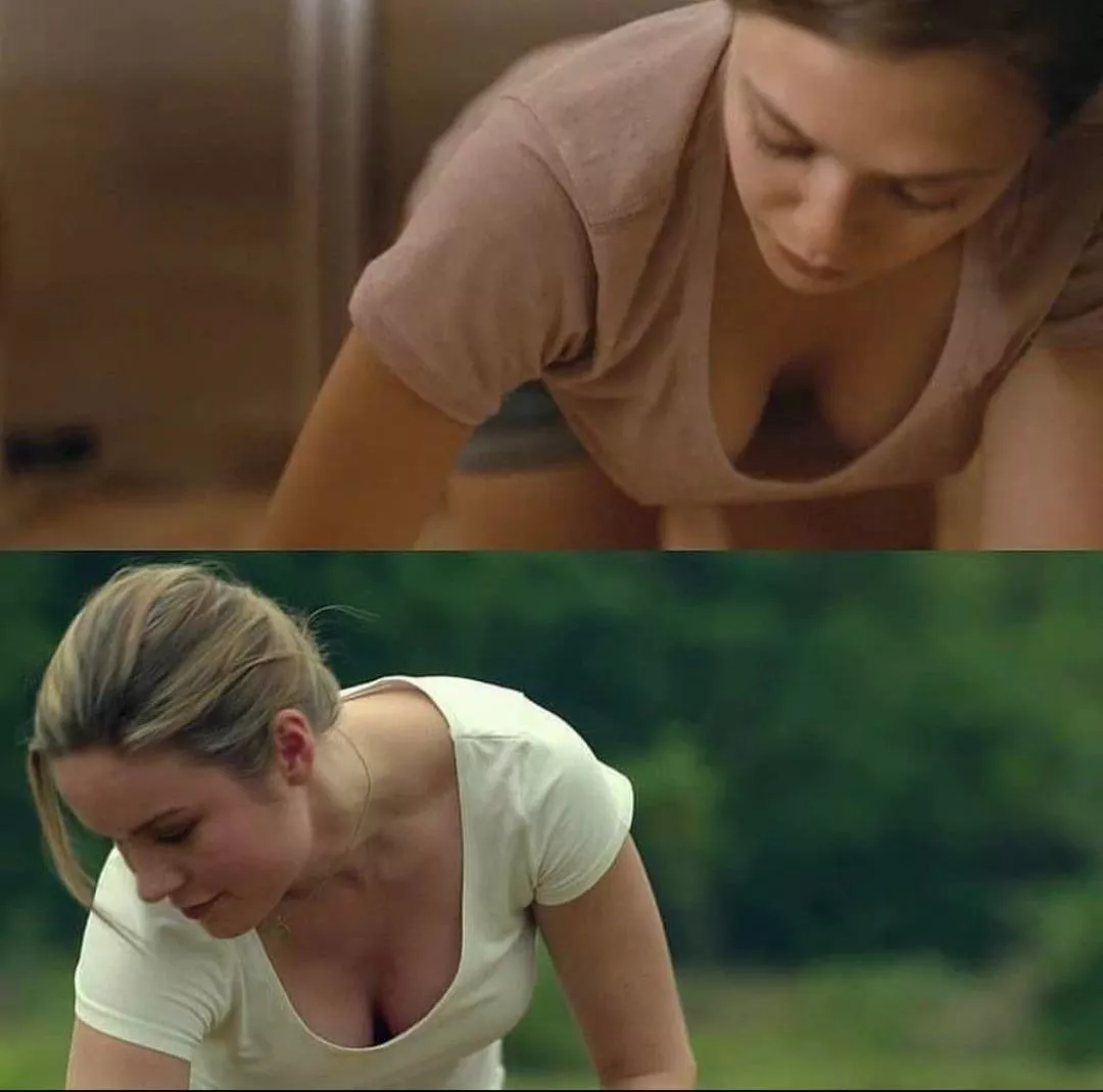 Elizabeth Olsen and Brie Larson