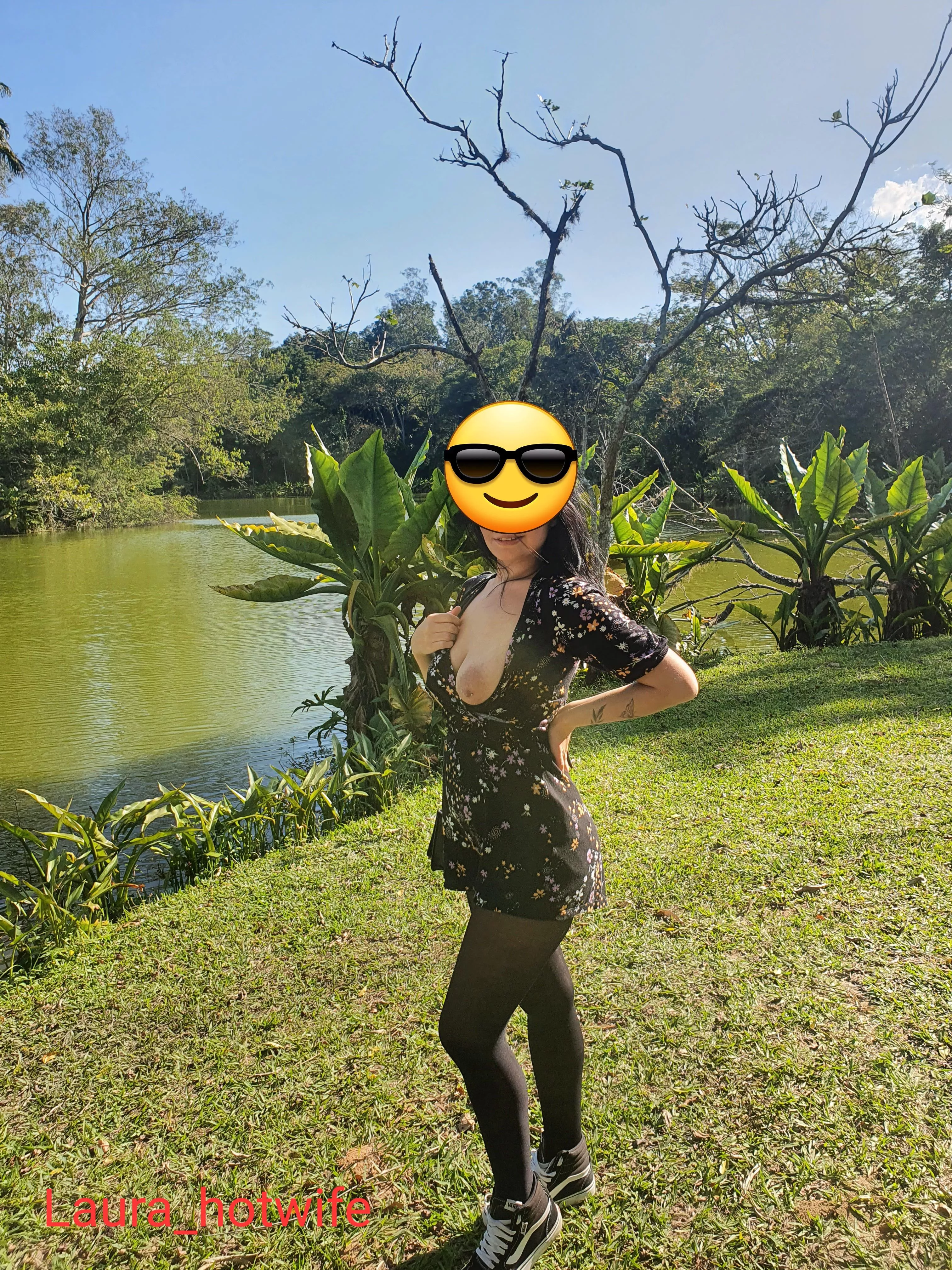 enjoying the sun
