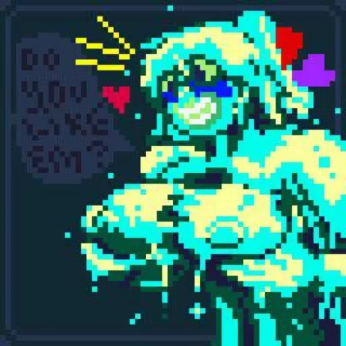 “Enthusiastic slime girl” (OC)