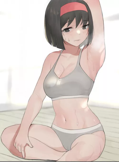 Erika after workout