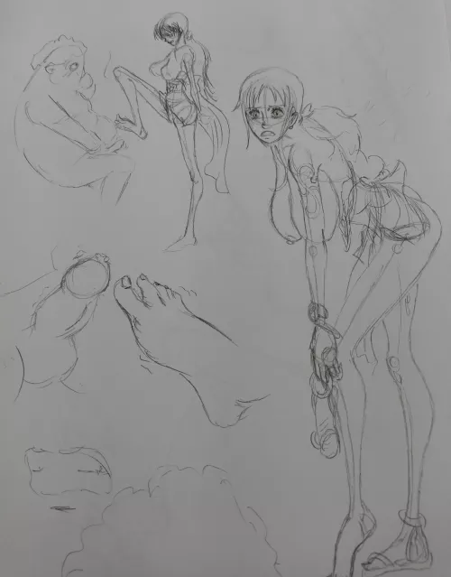 Ew! Nami has to touch someone disgusting