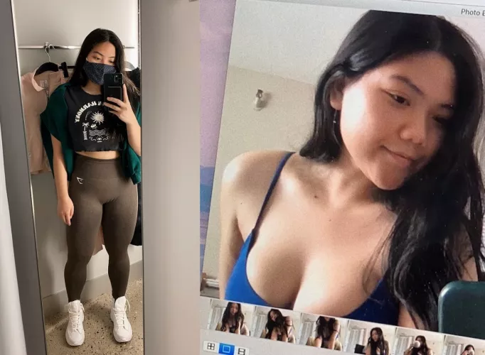 [F] I have two types of days: Leg day and lazy day 😝