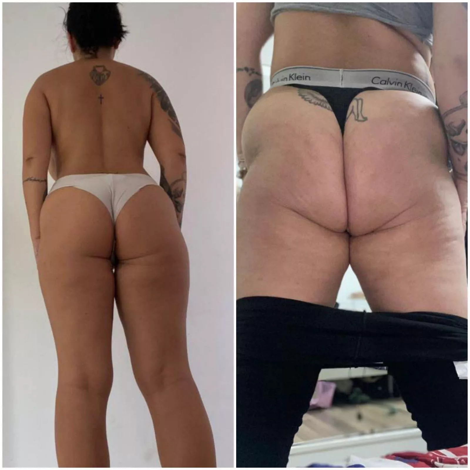(F) My ass got fat