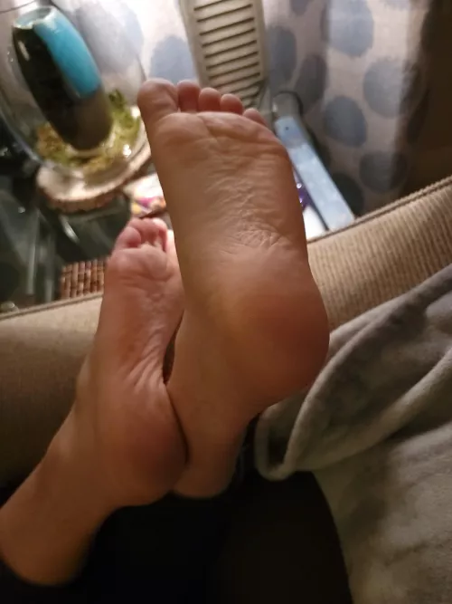 Face down.....feet up!