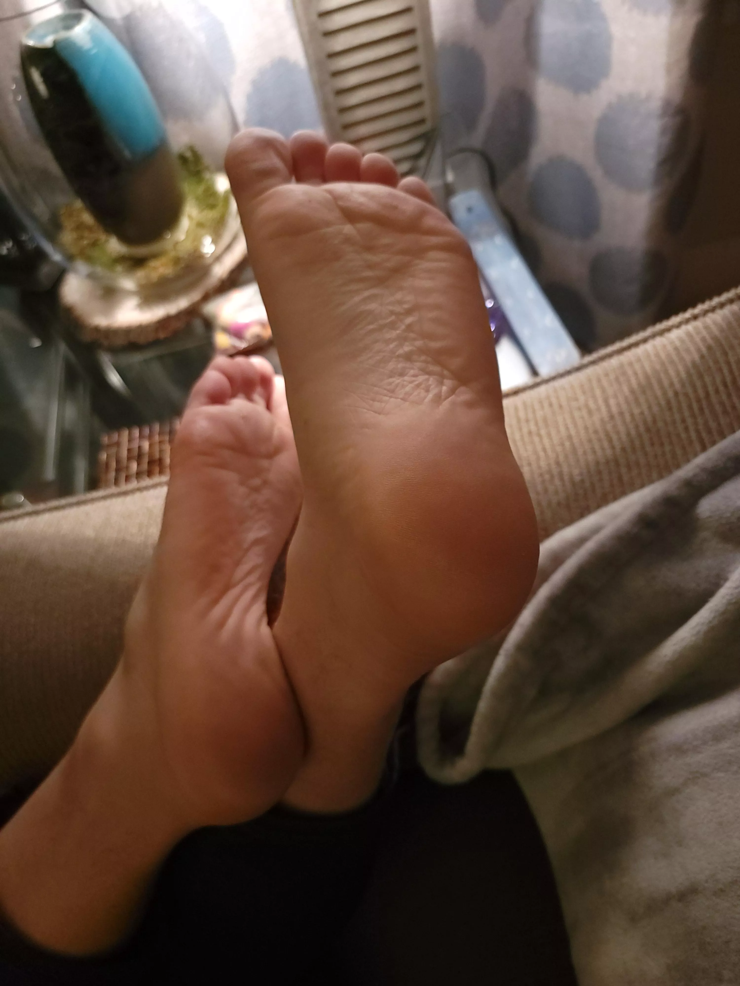 Face down.....feet up!