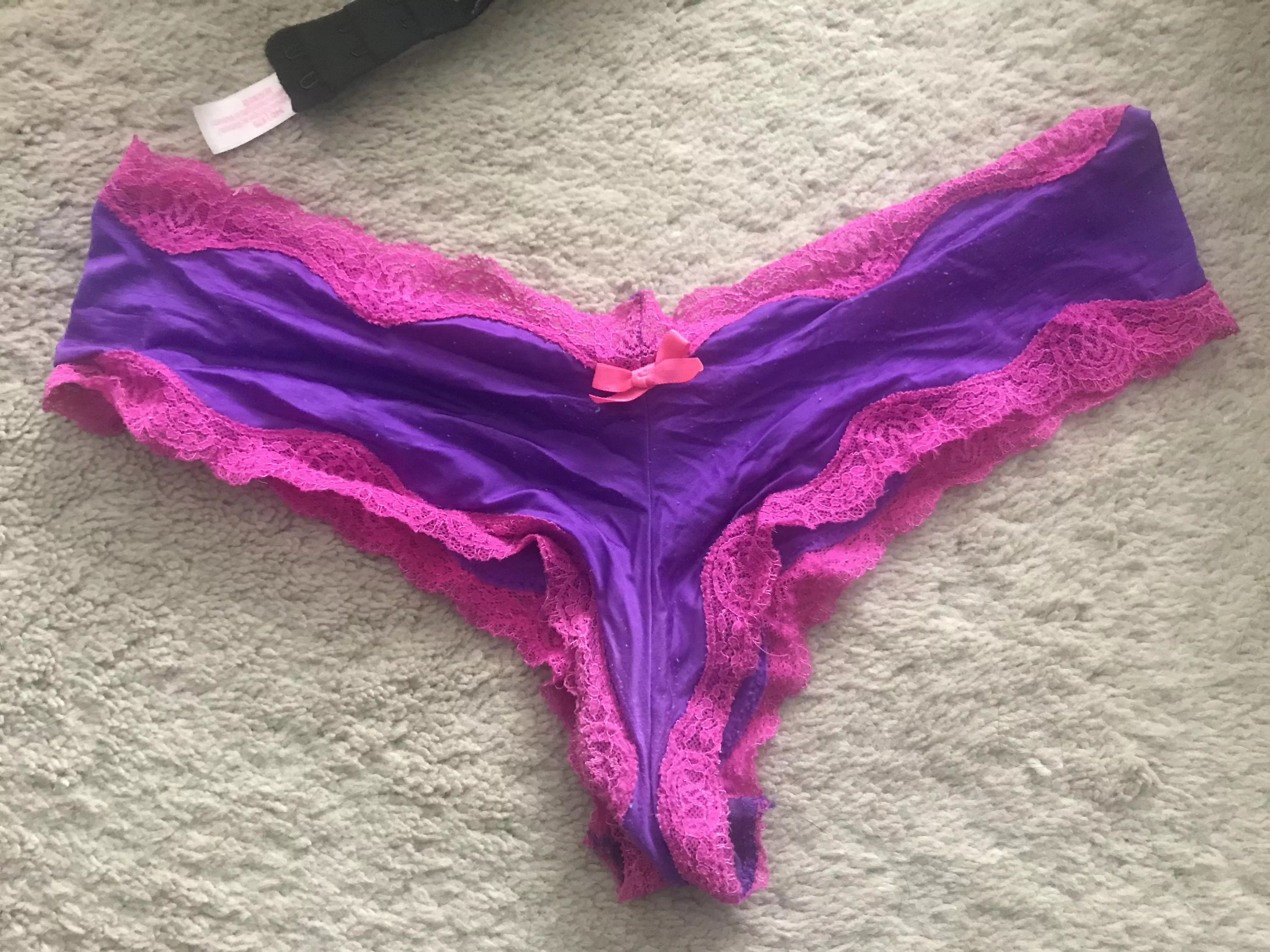 Fantasizing what her sexy ass looks like in these panties.