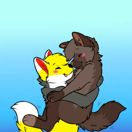 Fante and Ivy, base by Skunkify colored by @ SpaceyShiba twitter/insta/Ko-Fi