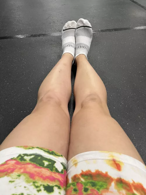 Feels nice taking the shoes off after the gym