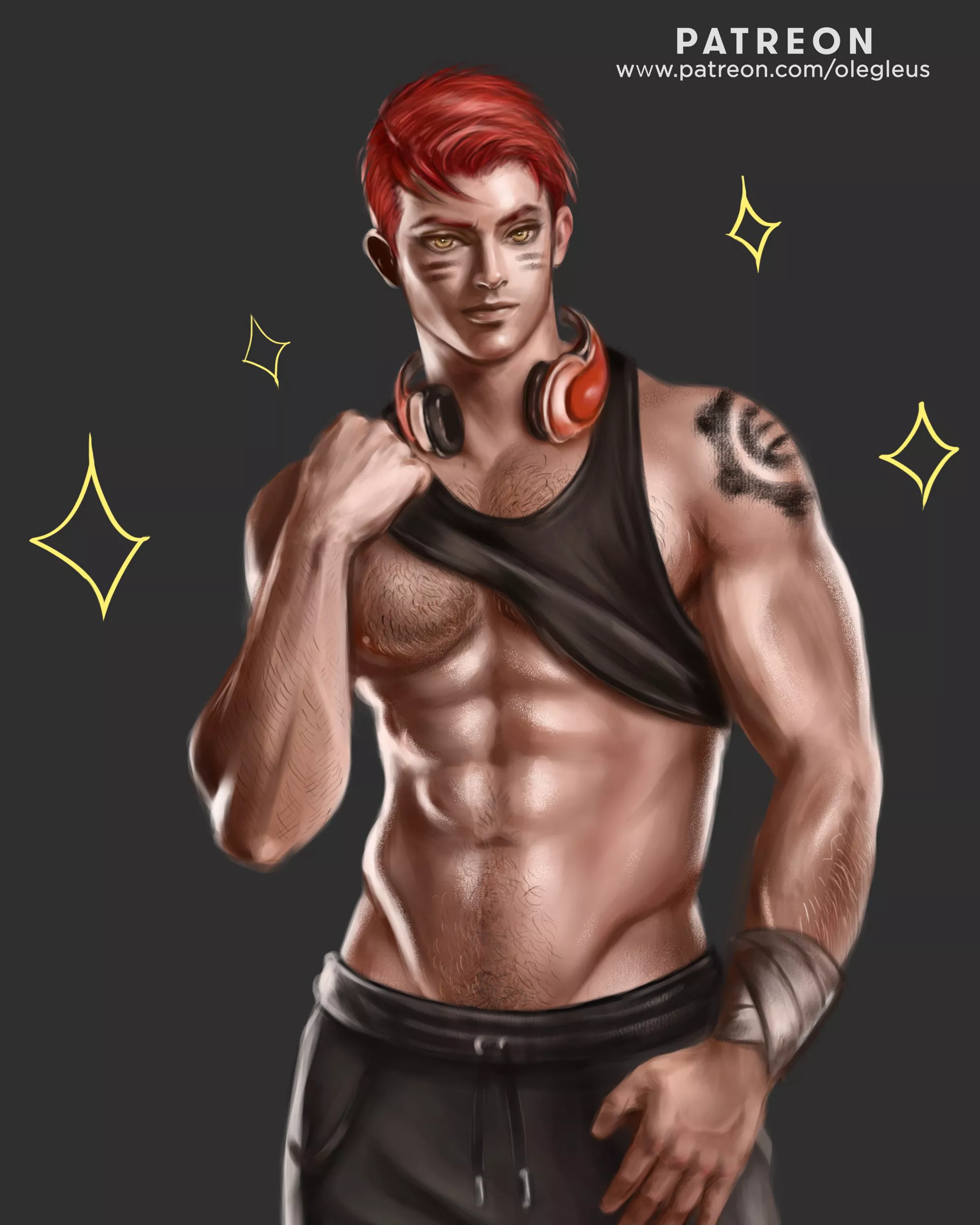 Fiery Hunk