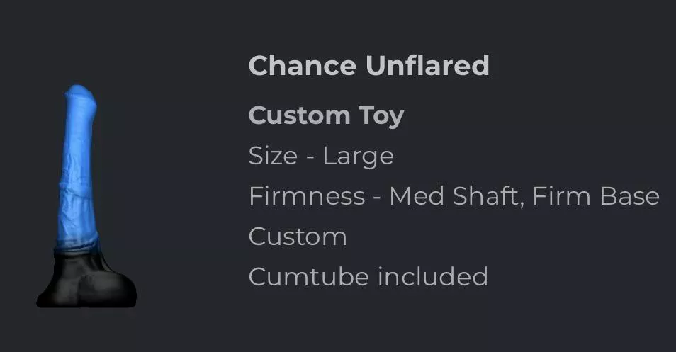 Finally got the opportunity to snag my custom of this big guy, will finally have something to prep for my XL with :) Finally got the opportunity to snag my custom of this big guy, will finally have something to prep for my XL with :)