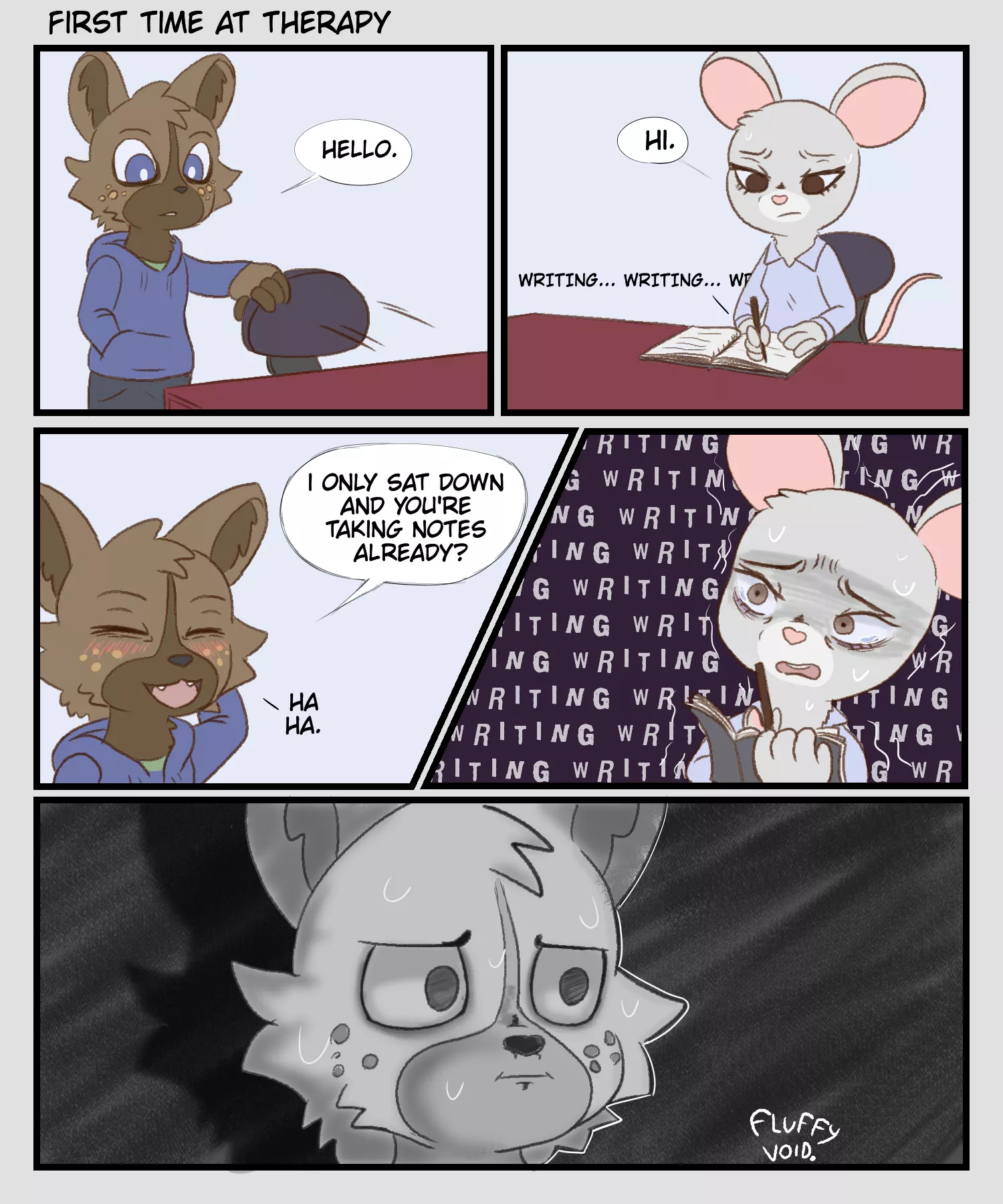 first time at therapy.