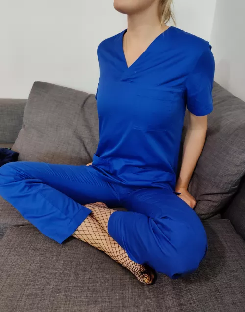 First time posting! Wearing fishnets to work makes it a bit more exciting on a Monday