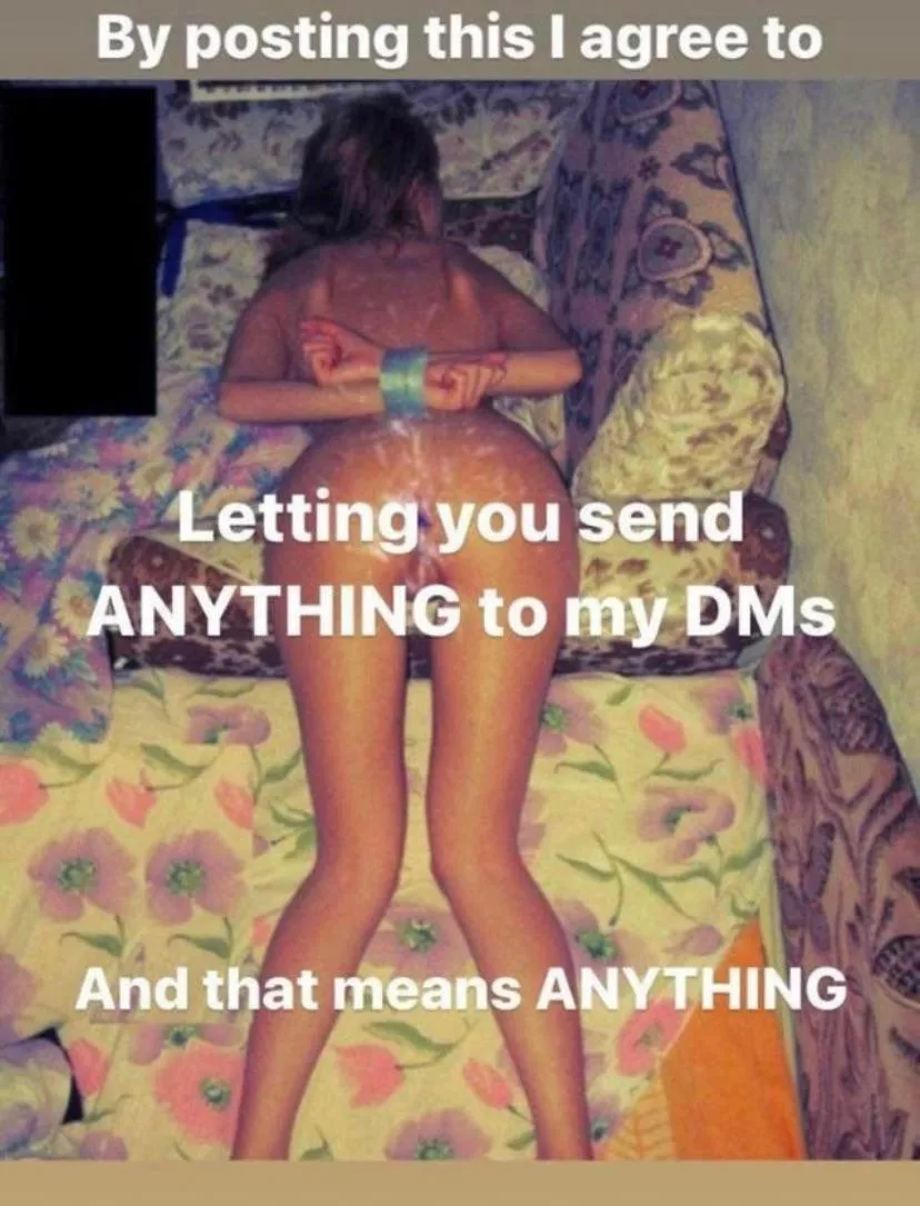 Flood my dms with dicks tasks and questions please 🤪