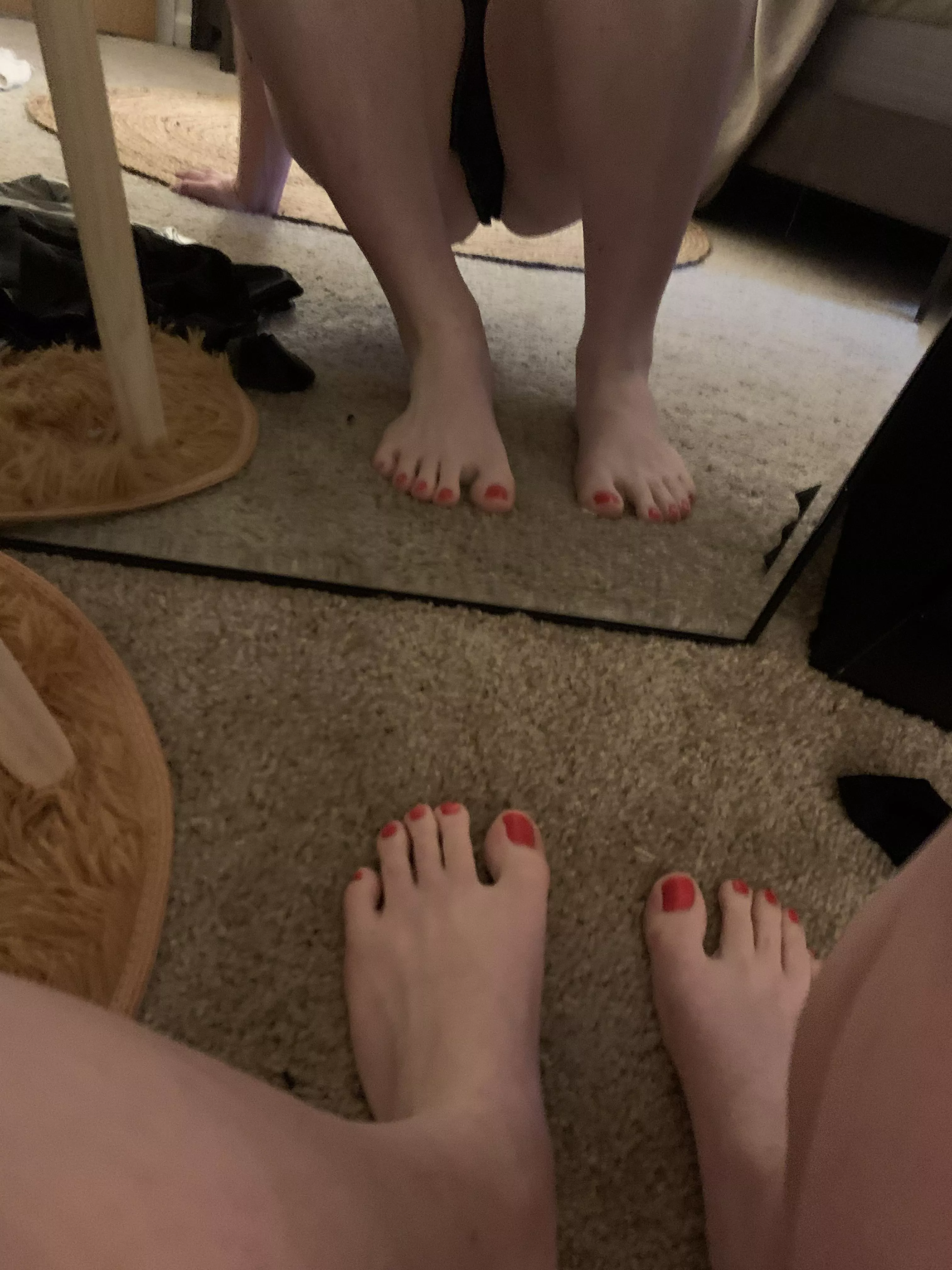 For some reason my pink toenails, shaved legs, chastity cage, and panties are making me question my masculinity…wonder why that is 🤔 For some reason my pink toenails, shaved legs, chastity cage, and panties are making me question my masculinity…wonder why that is 🤔