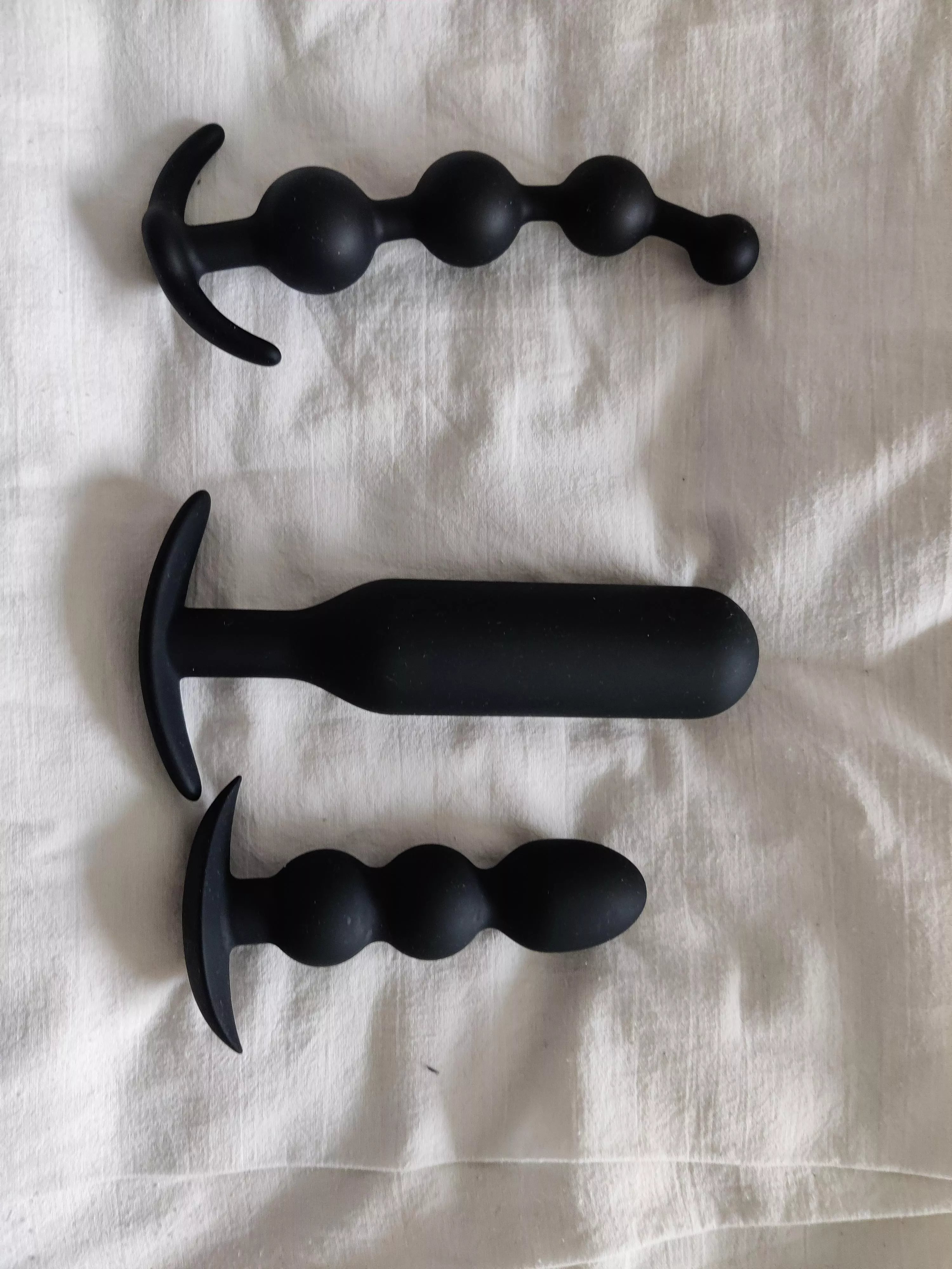 for the next 3 hour for every upvote I will wear one of these plugs for an hour. Comment which one should I wear, I will wear the most upvoted. for the next 3 hour for every upvote I will wear one of these plugs for an hour. Comment which one should I wear, I will wear the most upvoted.