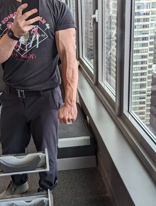 Forearms. So hot right now. Forearms.