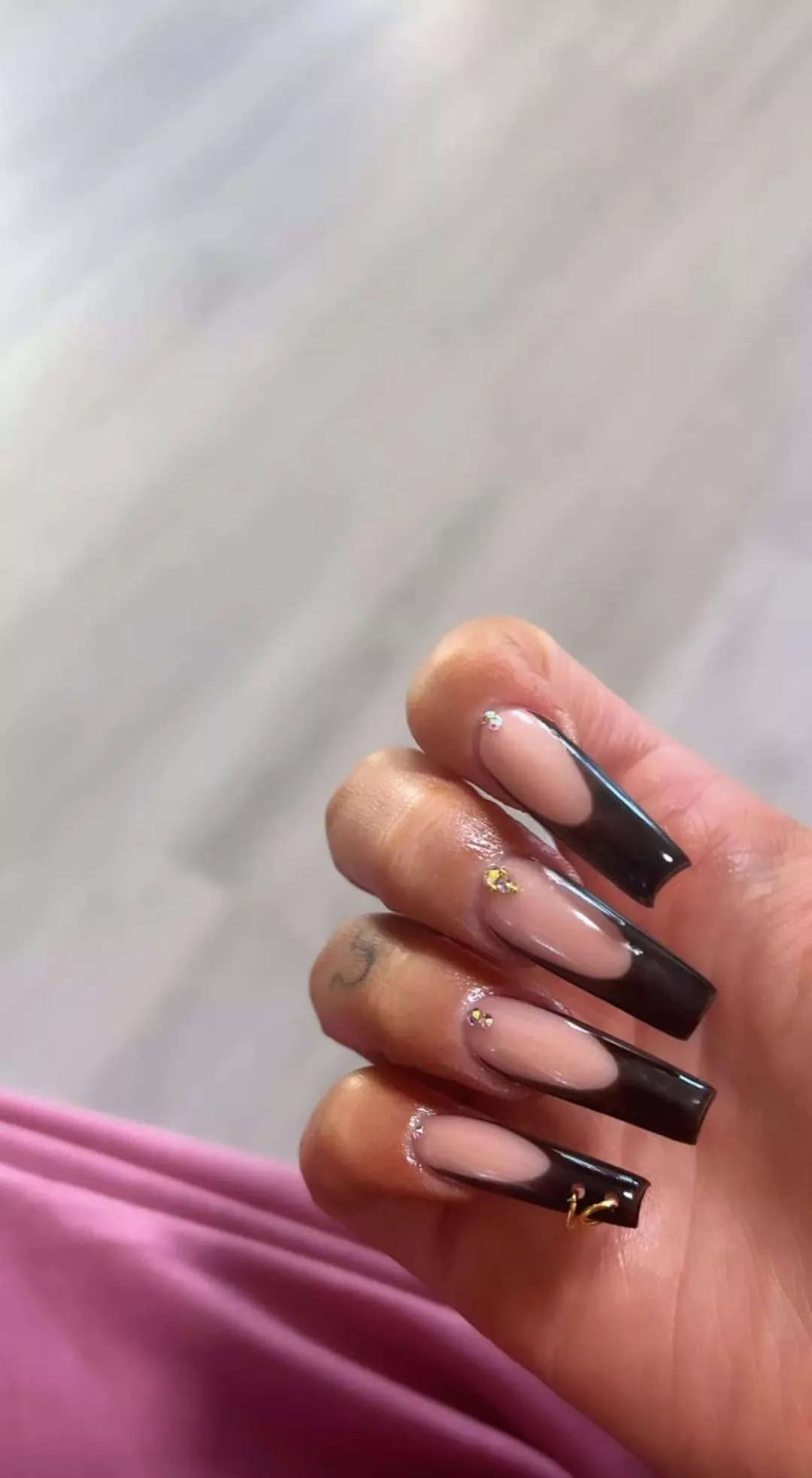 French tips pierced