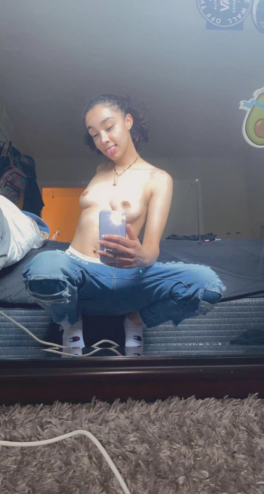 Fresh off work🤩